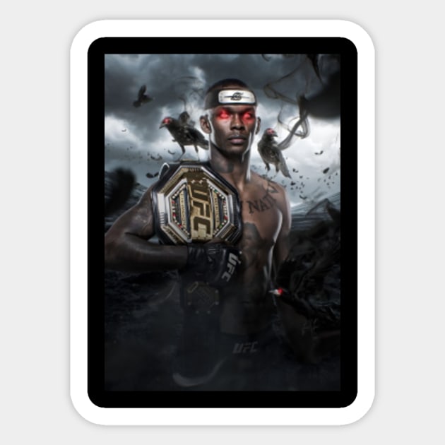 Israel Adesanya AKA The Last Airbender UFC Champion Ufc Sticker